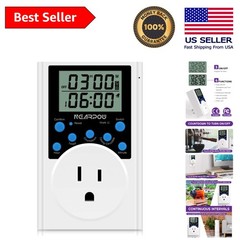 Advanced Infinite Cycle Timer Outlet – Child Lock & Power Protection Included