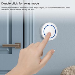Wireless Button for Tuya Smart Control Easy Scene Activation for Home Devices