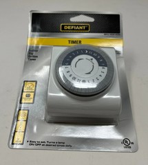 Defiant Indoor Big Button Timer, Indoor Plug-In 24 Hour Programmable – 15A 12 a4