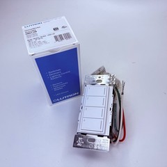 Lutron Homeworks Sunnata HRST-HN4B SW 4 Button Hybrid Keypad – White – NEW