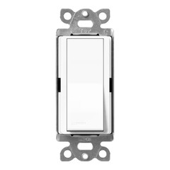 Claro On/Off Switch, 15-Amp/4-Way, Brilliant White (SC-4PS-BW)