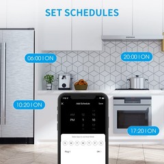 15A Dual Smart Plug, WiFi Outlet Extender, Smart Socket with Schedule&Timer, …