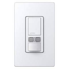 LUTRON MS-A102-WH Occ Snsr,PIR/Usonic,120-277V AC,Wht 36WH02