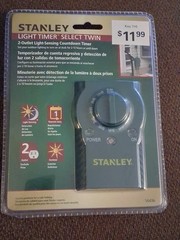 Stanley Outdoor Light Sensing Countdown Timer 2 Outlet Dusk To Dawn