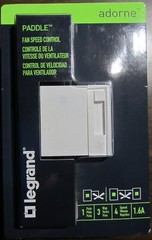 Adorne / Legrand Paddle Fan Speed Control AAFN4S16AW4
