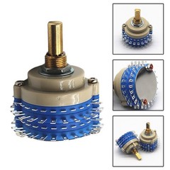 DIY Potentiometer 2×24 Rotary Switch With 24 Steps For Volume Adjustment