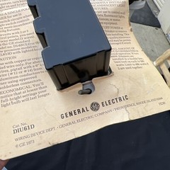 1973 Vintage GE Rotary Dimmer Light Switch SINGLE POLE 600w In Package NOS