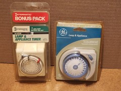 2-PK INTERMATIC 24 HOUR LAMP & APPLIANCE TIMER SB111C & GE 24HR TIMER GE5101N