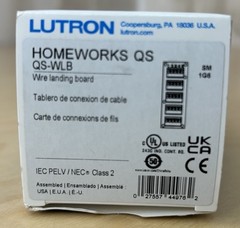 Lutron HomeWorks QS QS-WLB Wire Landing Board 24V DC IEC PELV/NEC Class 2