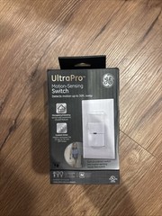 GE Motion-Sensing Switch with Automatic Shut-Off Feature White