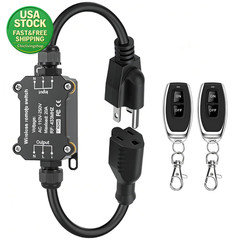 Wireless Remote Control Power Switch Waterproof Outdoor 110V 120V 250V 20A