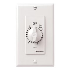 Intermatic Fd6hw Spring-Wound Timer, White, 277V Ac