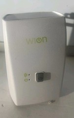 WiOn 50050 Indoor WiFi Plug With 1 Grounded Outlet White Smart Plug Woods