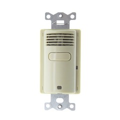 HUBBELL AU2001I1 AUTO/OFF VACANCY SENSOR WALL SWITCH, 120/277V, MANUAL ON, IVORY