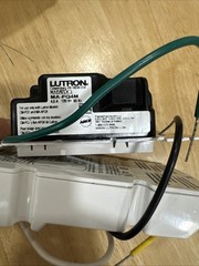 Lutron Maestro Fan & Light Dimmer Switch White LED CFL Incandescent New Open Box