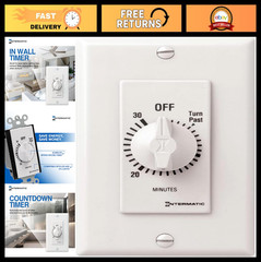 30-Minute Spring Wound Timer – Energy-Saving Control for Lights & Appliances, Ea