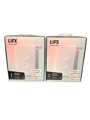 2 X LIFX 1-Pole 2-Buttons Smart Wi-Fi Touch Light Switch, White (LFSPWHT1FUS)