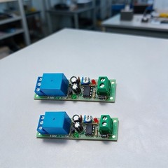 2PCS DC12V NE555 Timer Board Adjustable Time Delay Relay with NO Terminals