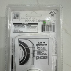 Round The House 24 Hour Timer Indoor Heavy Duty