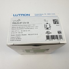 Lutron RMJS-8TN-DV-B Power Pack Dimming Module with 0-10 Volt NEW