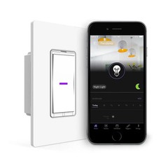 iDevices IDEV0009 Smart Dimmer Switch Wi-Fi Light Switch 120V White – Tested