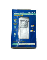 LEVITION VPT24-1PZ Decora 24-Hour Programmable Timer Switch White