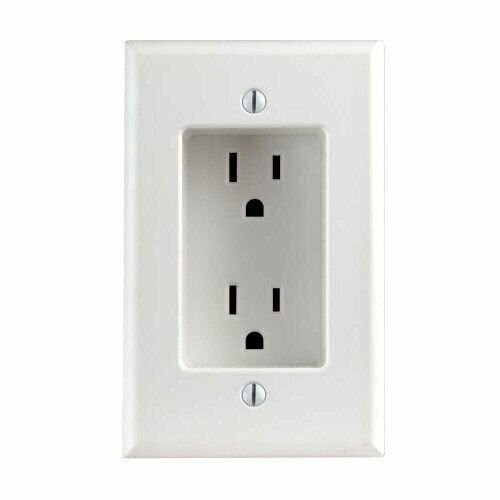 Leviton 689-1 Gang Recessed Duplex Receptacle
