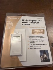 Intermatic ST01C Self Adjusting Timer Wall Switch – White – New Factory Sealed