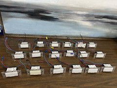 (Lot of 23 ) Lutron HRD-6D HomeWorks Wall Dimmer Switch 120V Used