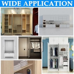 2 Piece Black Cabinet Light Switch, Wardrobe Automatic Touch 12V 24V 110V Normal