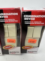 Lot of 6 Pass & Seymour Legrand TM8111-ICC/WCC 3 Single Pole Switches Ivory NEW