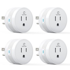 15A Smart Plug, Wi-Fi & Bluetooth Smart Outlet for High-Power Home Appliances…