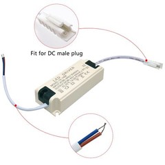 12-18W LED Driver Constant Current 300mA AC 85-265V Output 36-63V SM Male Con…