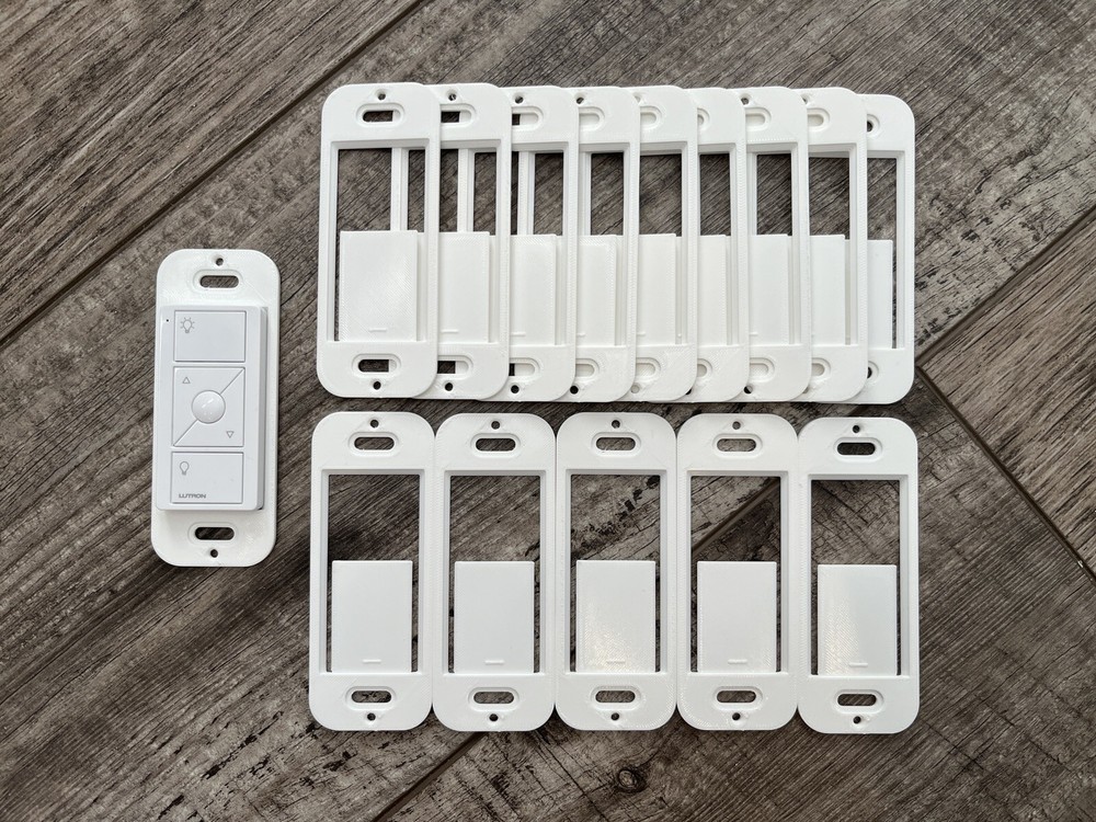 15 Pack – Bulk Wallplate Brackets for Lutron Pico Remote – Lifetime Warranty!!