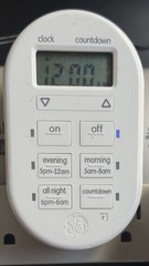 GE TouchSmart Indoor Timer Model 13479 125V60Hz 15A , Auto Light On Off – Used