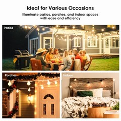 Dimmer Plug with 100FT Wireless Remote Control, IP44 Weather Resistance, Outd…