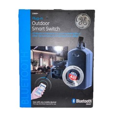 New GE Outdoor Plug In Smart Switch 13868 Wireless Bluetooth Any Mobile Device