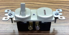 NOB Leviton Ivory Commercial Toggle Wall Switch 5226-I (Missing Instructions)