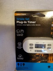 New in Box! MY TOUCH SMART SIMPLE SET PLUG-IN TIMER Indoor Lights/devices!
