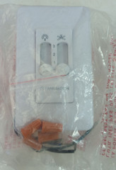 Fanimation Chungear Solid State Fan & Light Control Wall Switch White WASFL-05