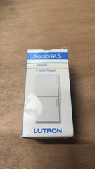 Lutron RRST-HN4B-BI RadioRA 3 Sunnata RF Hybrid Keypad 4 Button in Biscuit NEW
