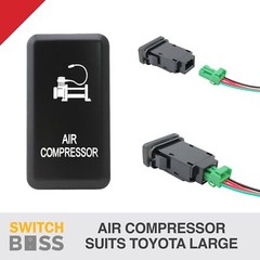 Push Switch RED LED 50 STYLES suit Toyota LARGE OEM Landcruiser Prado Hilux
