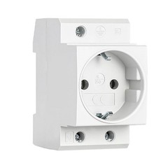 Socket for 35mm DIN Rail Builtin Electrical 16A 250V for Distributor Use