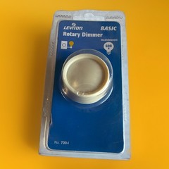 🔥Leviton 700-I Basic Rotary Dimmer Switch Ivory 600W 120V Single ~ 1 Unit🔥