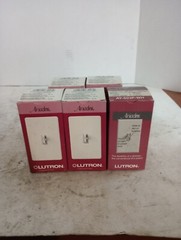 Lutron Ariadni AY-603P-IV, 600W, 3-Way Preset Dimmer Switch, Ivory Lot of 5