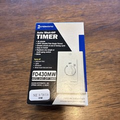 Intermatic Auto Shut Off Timer FD430MW
