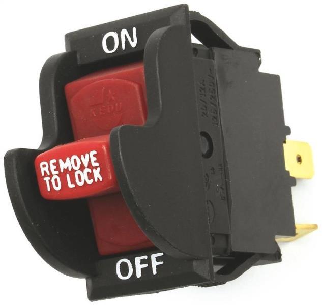 NEW Jandorf 61314 SPST Rocker Switch with Lockout, 20 Amp, 125 Volt 3403102