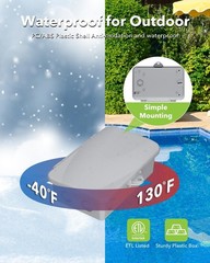Heavy Duty 24-Hour Mechanical Timer Box for Pool Pump, Water Heater, Fans, SPA –
