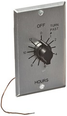 TORK C412H Spring-Wound in-Wall Twist Timer with Commercial Style Metal Plate…