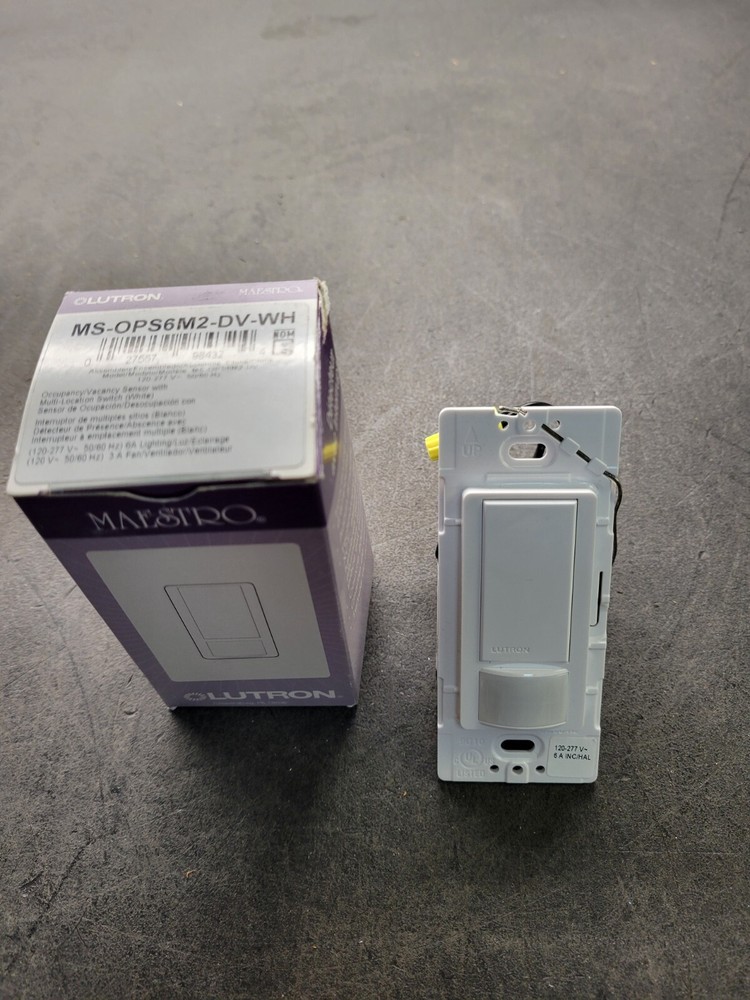 Lutron MS-OPS6M2-DV-WH Occupancy Sensor.